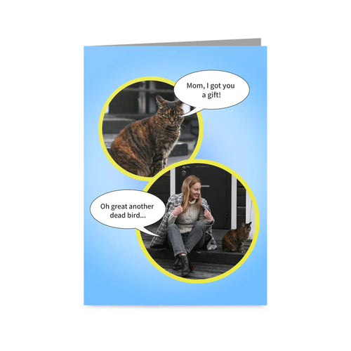 Greetings Card 5 X 7 Vertical FRONT Blank Mock Up