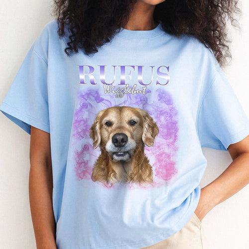 Custom Vintage Pet Photo T-Shirt 2