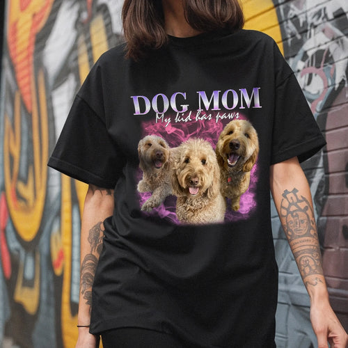 Custom Vintage Pet Photo T-Shirt 5