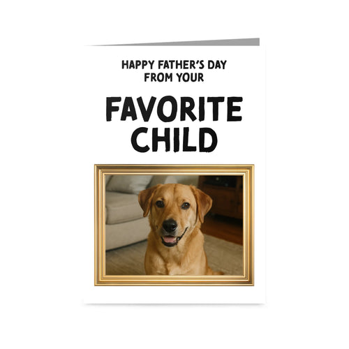 Greetings Card 5 X 7 Vertical FRONT Blank Mock Up