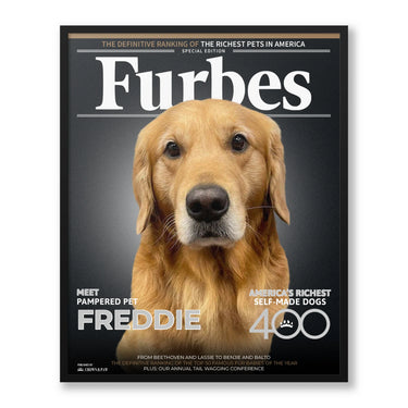 Personalized Furbes Pet Face Magazine Cover