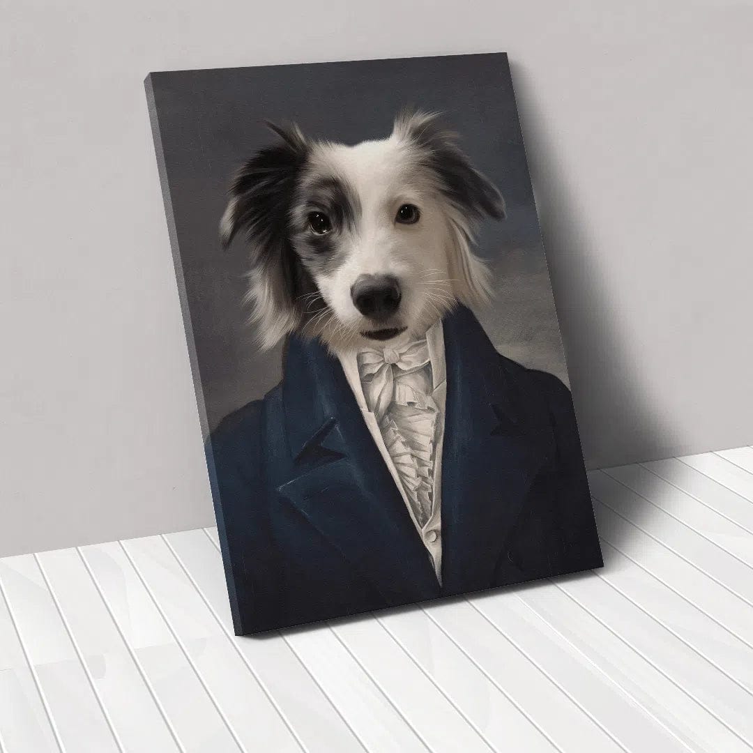 Crown and Paw - Canvas The Aristocrat - Custom Pet Canvas
