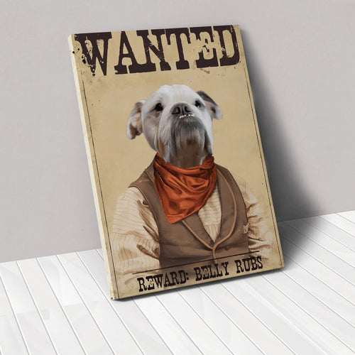 Crown and Paw - Canvas The Wanted - Custom Pet Canvas