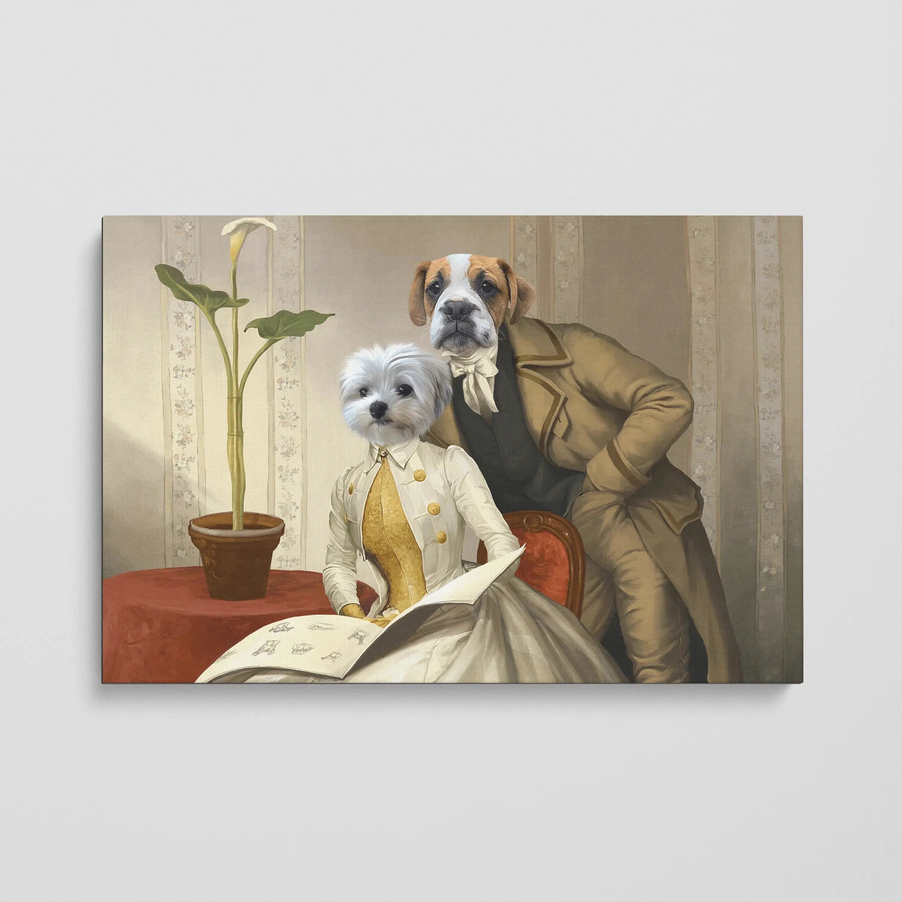 Crown and Paw - Canvas The Betrothed - Custom Pet Canvas