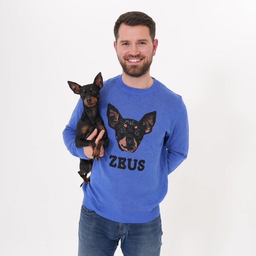 Crown and Paw - Knitwear Custom Knitted Pet Face Sweater