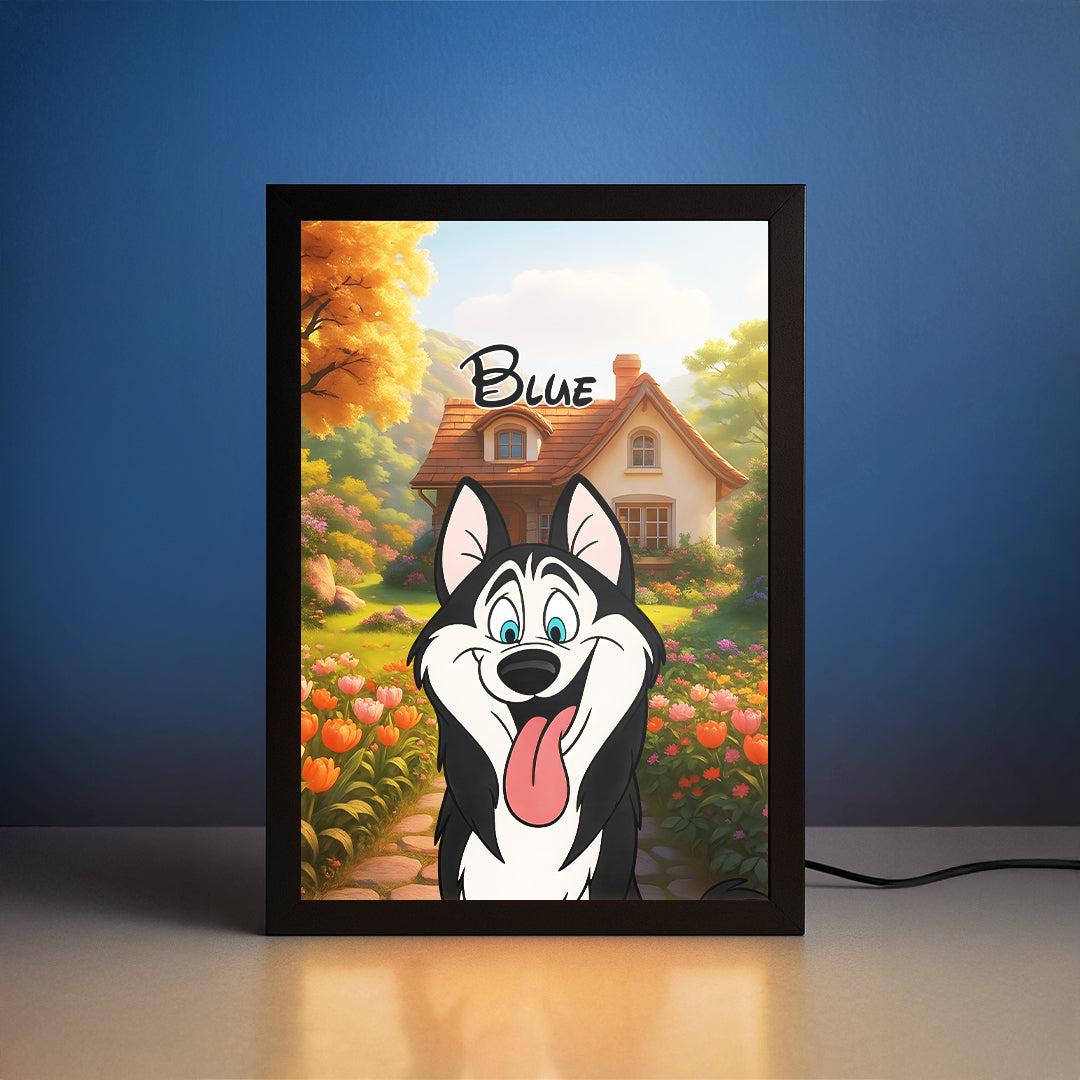 Cartoon Pet Portrait LED Night Light