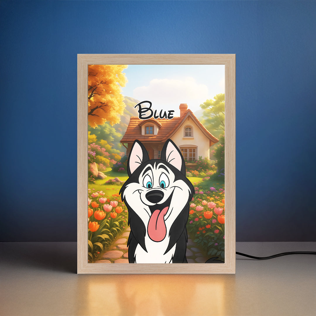 Cartoon Pet Portrait LED Night Light