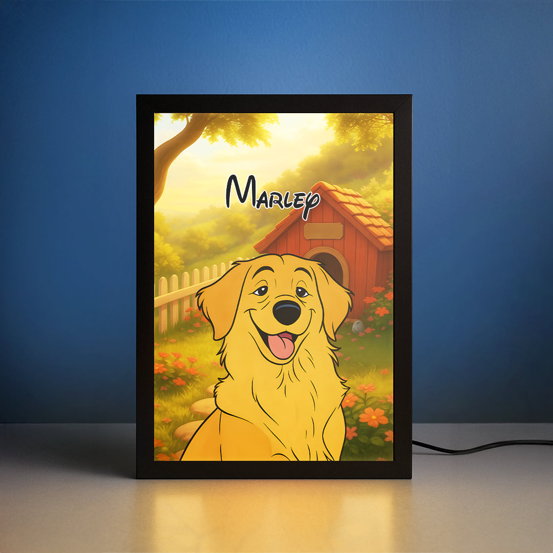 Cartoon Pet Portrait LED Night Light