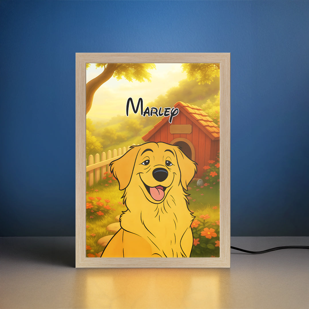 Cartoon Pet Portrait LED Night Light