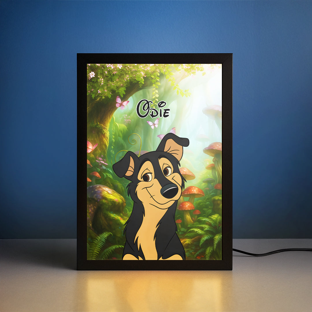 Cartoon Pet Portrait LED Night Light
