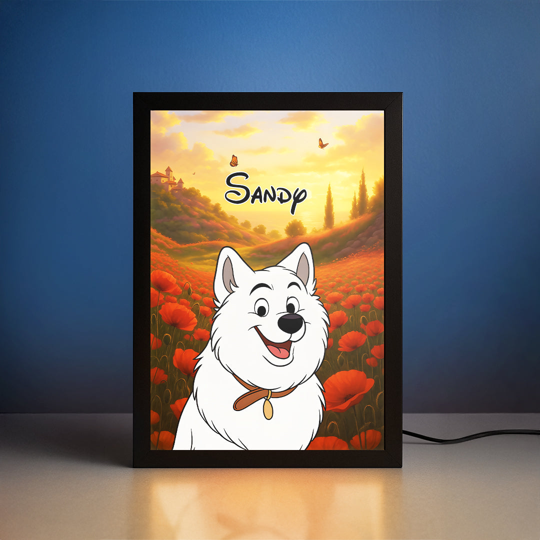 Cartoon Pet Portrait LED Night Light
