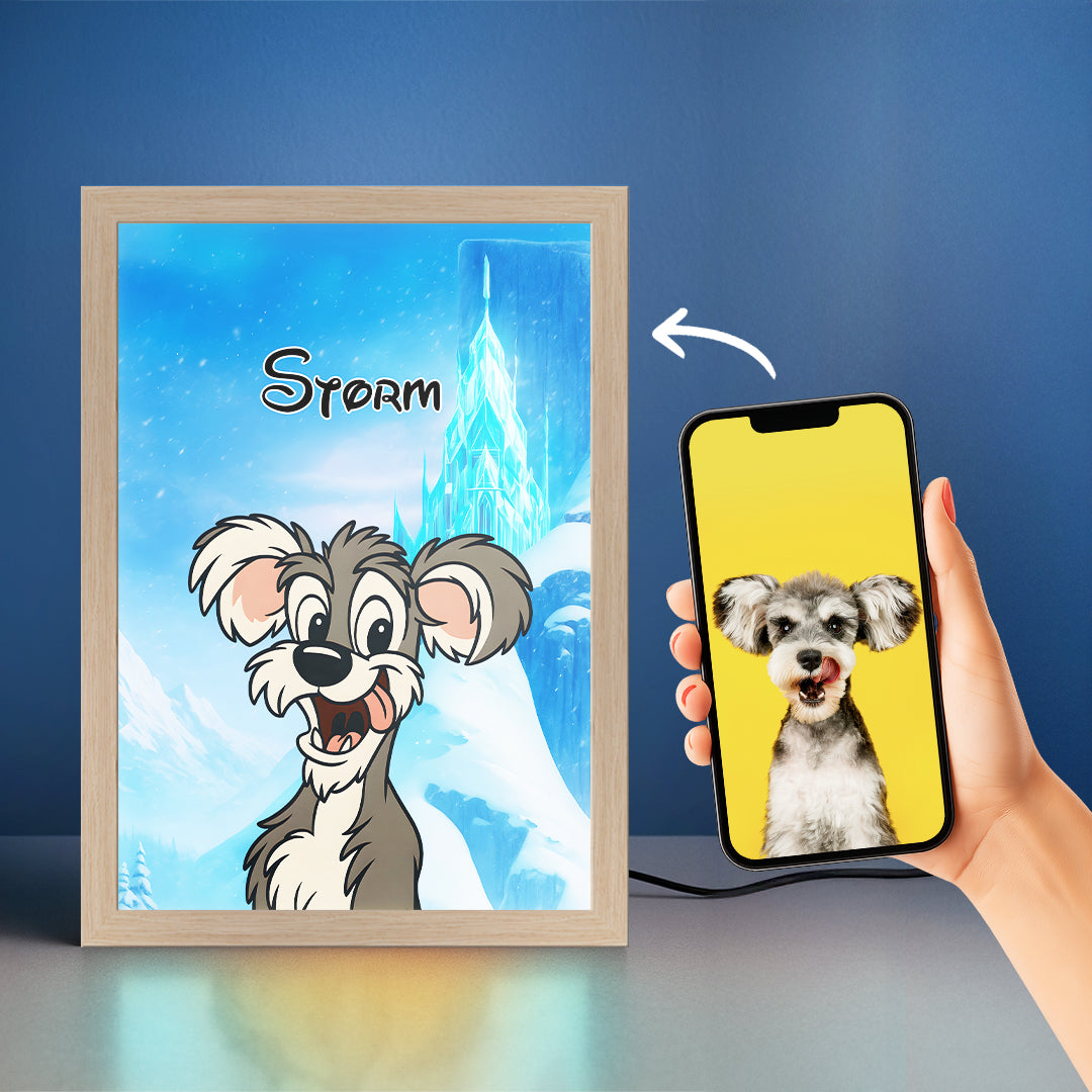 Cartoon Pet Portrait LED Night Light