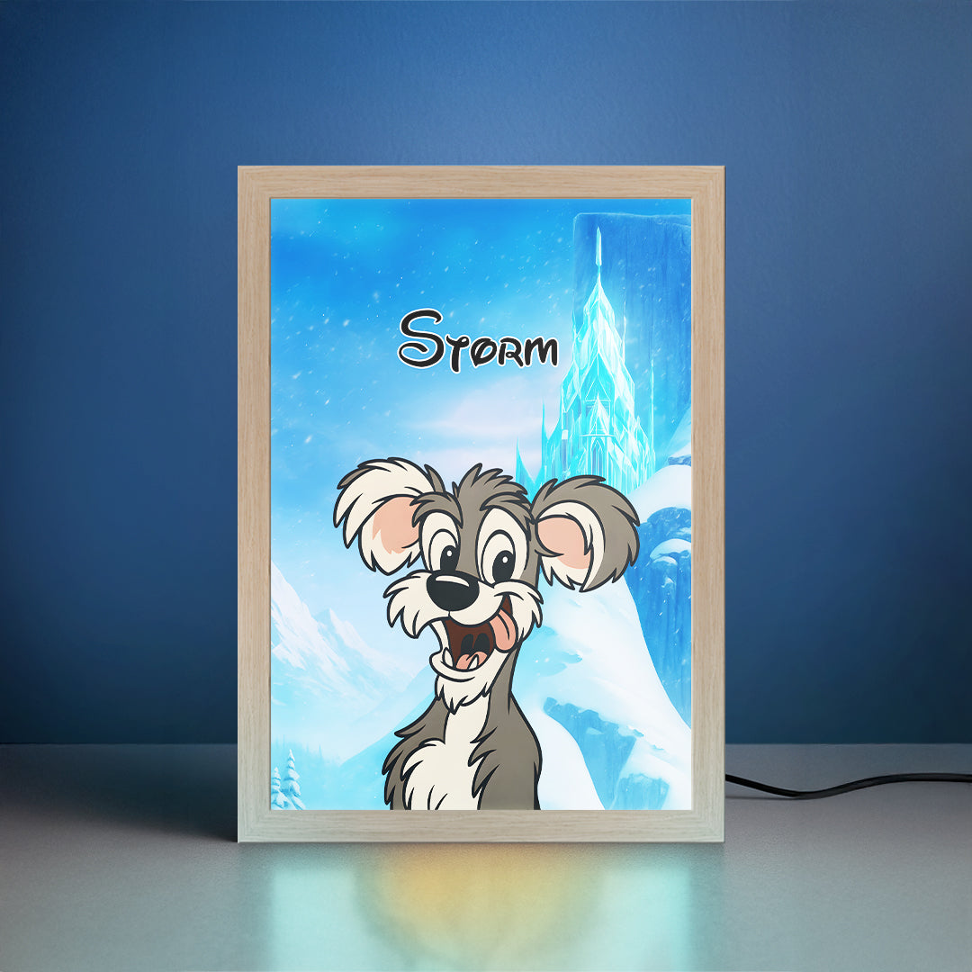 Cartoon Pet Portrait LED Night Light