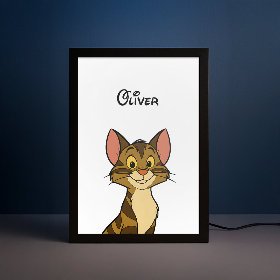 Cartoon Pet Portrait LED Night Light
