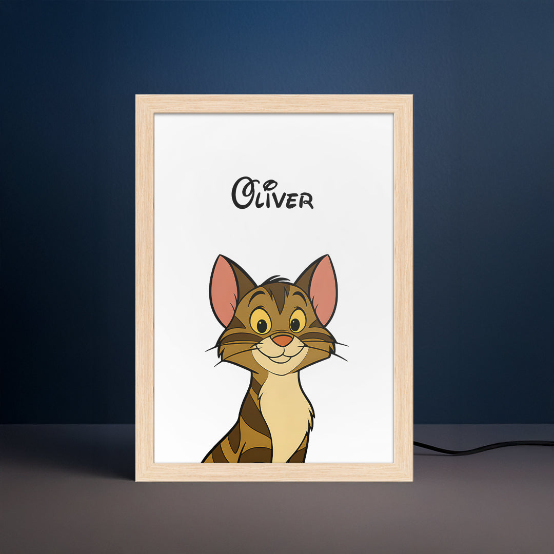 Cartoon Pet Portrait LED Night Light