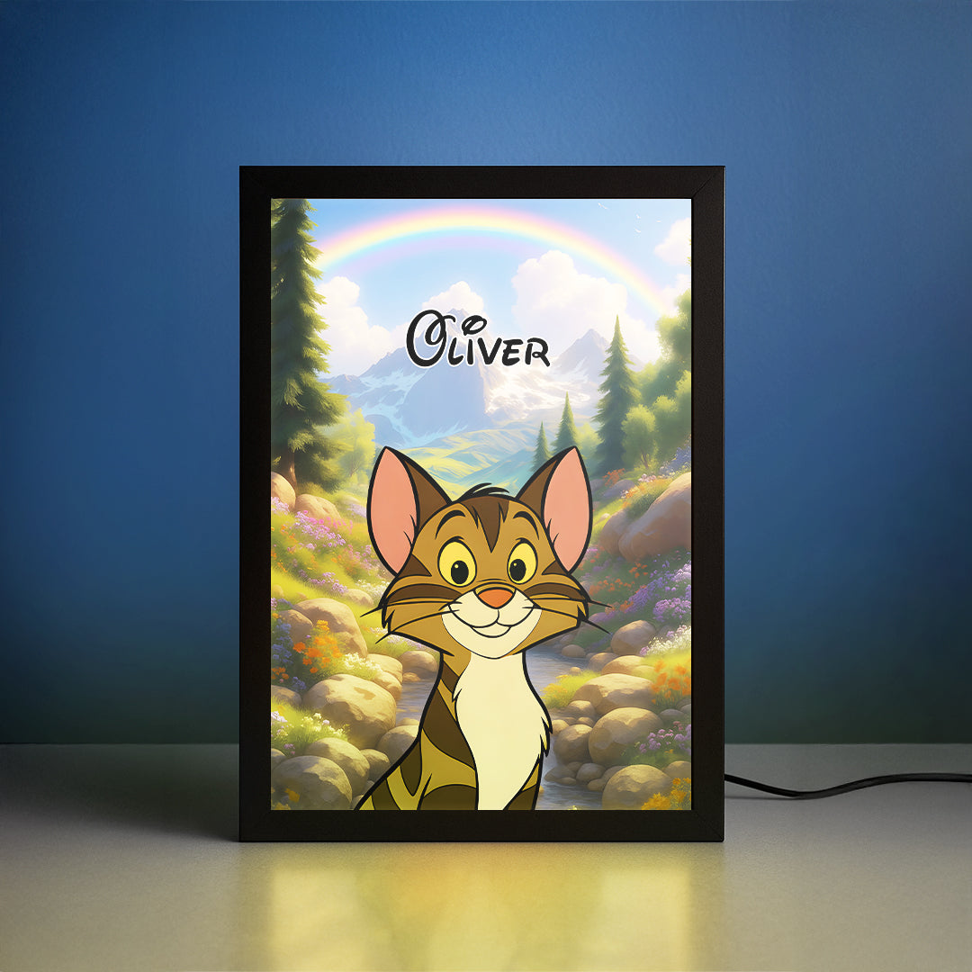 Cartoon Pet Portrait LED Night Light