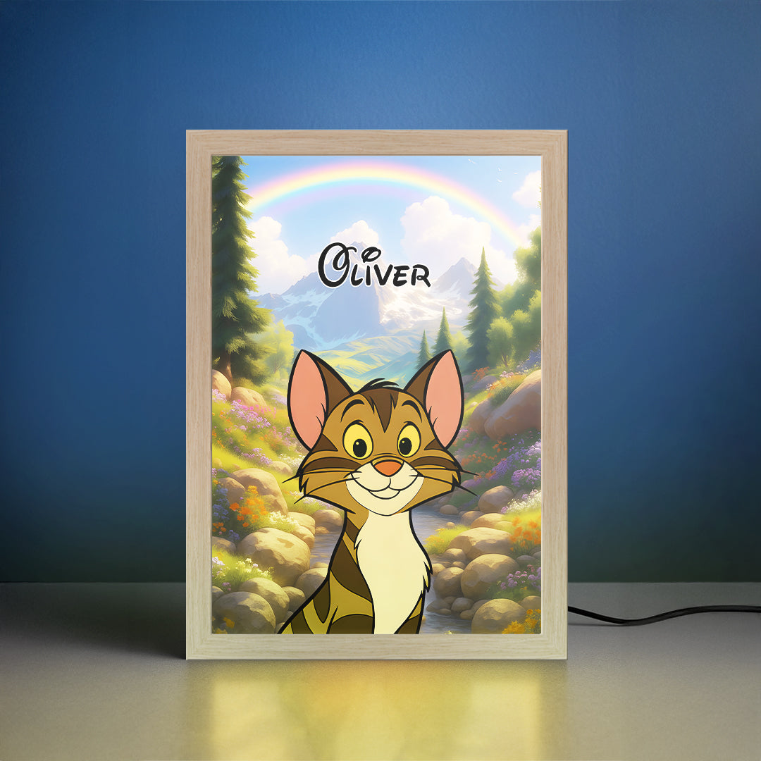 Cartoon Pet Portrait LED Night Light