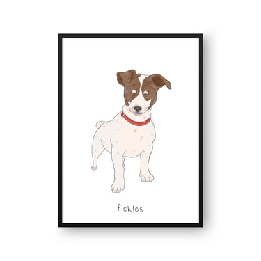 Ugly Pet Portrait - One Pet, Framed Poster