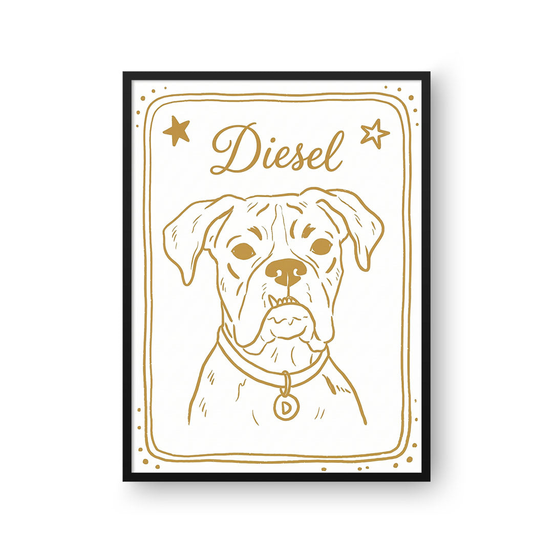 Mystical Doodle Pet Portrait