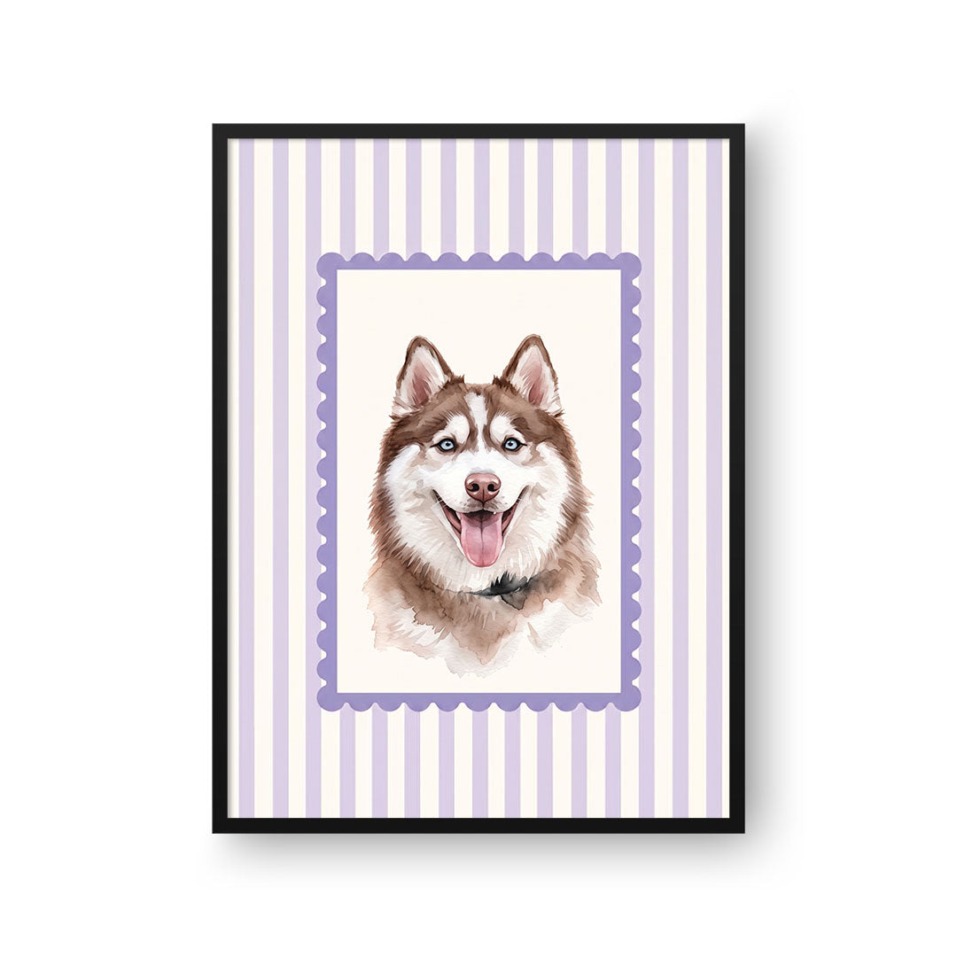 Watercolor Stamp Portrait