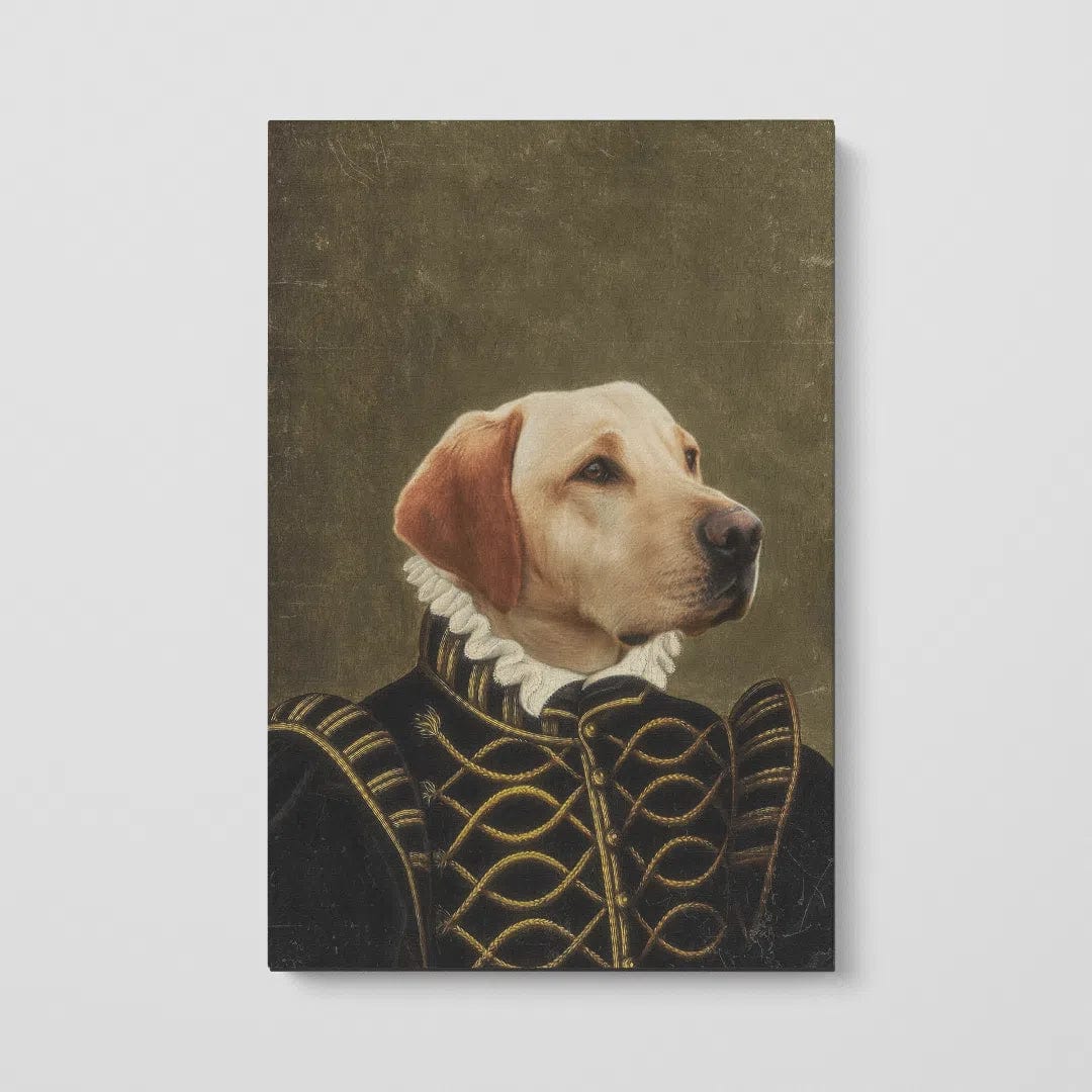 Crown and Paw - Canvas The Noble - Custom Pet Canvas