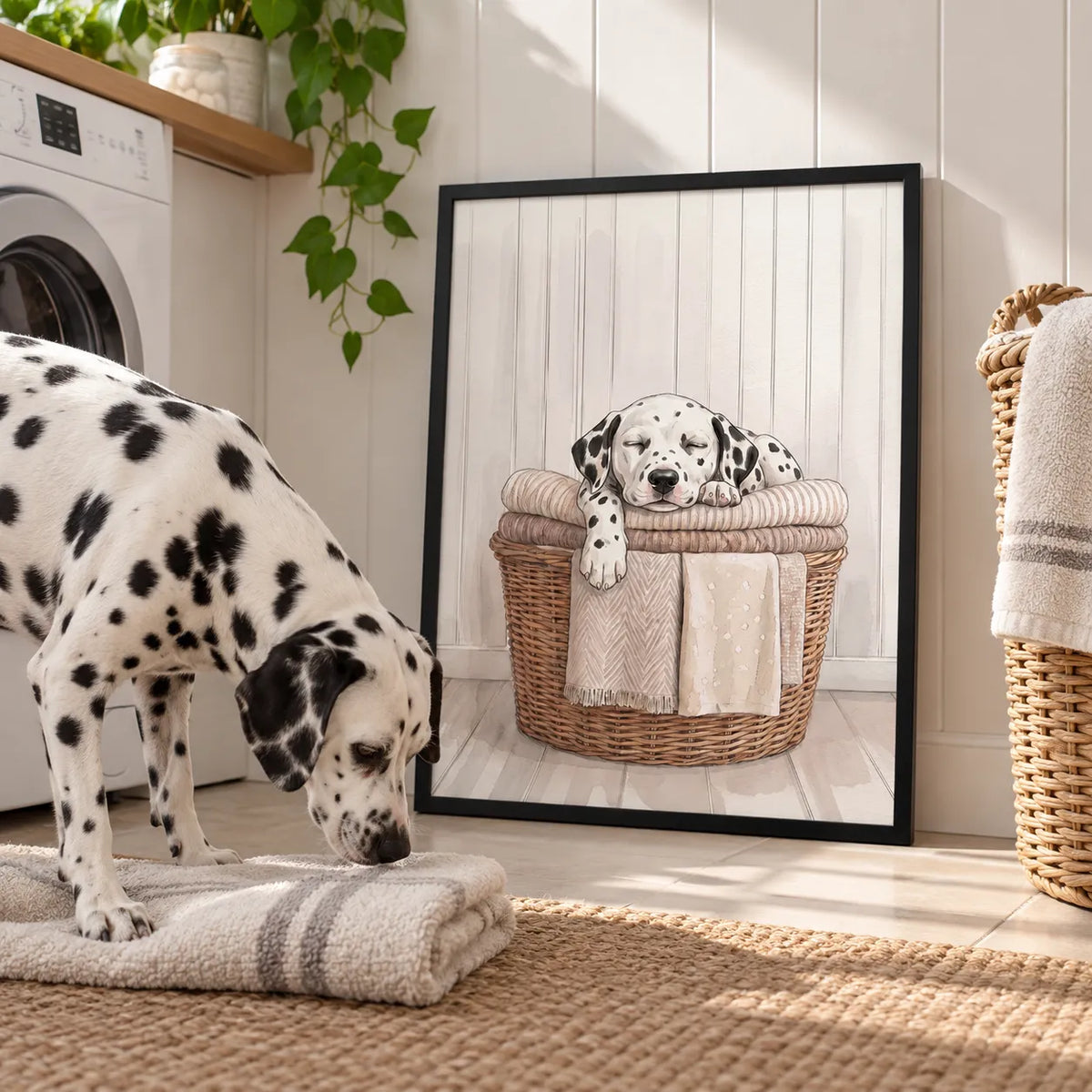 Laundry Room Pet Portrait