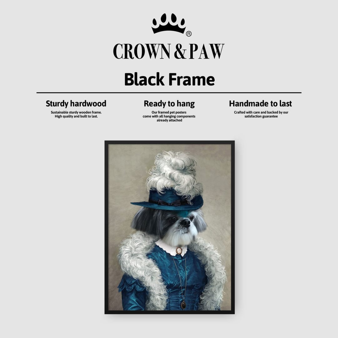 Crown and Paw - Poster The Boa Lady - Custom Pet Poster