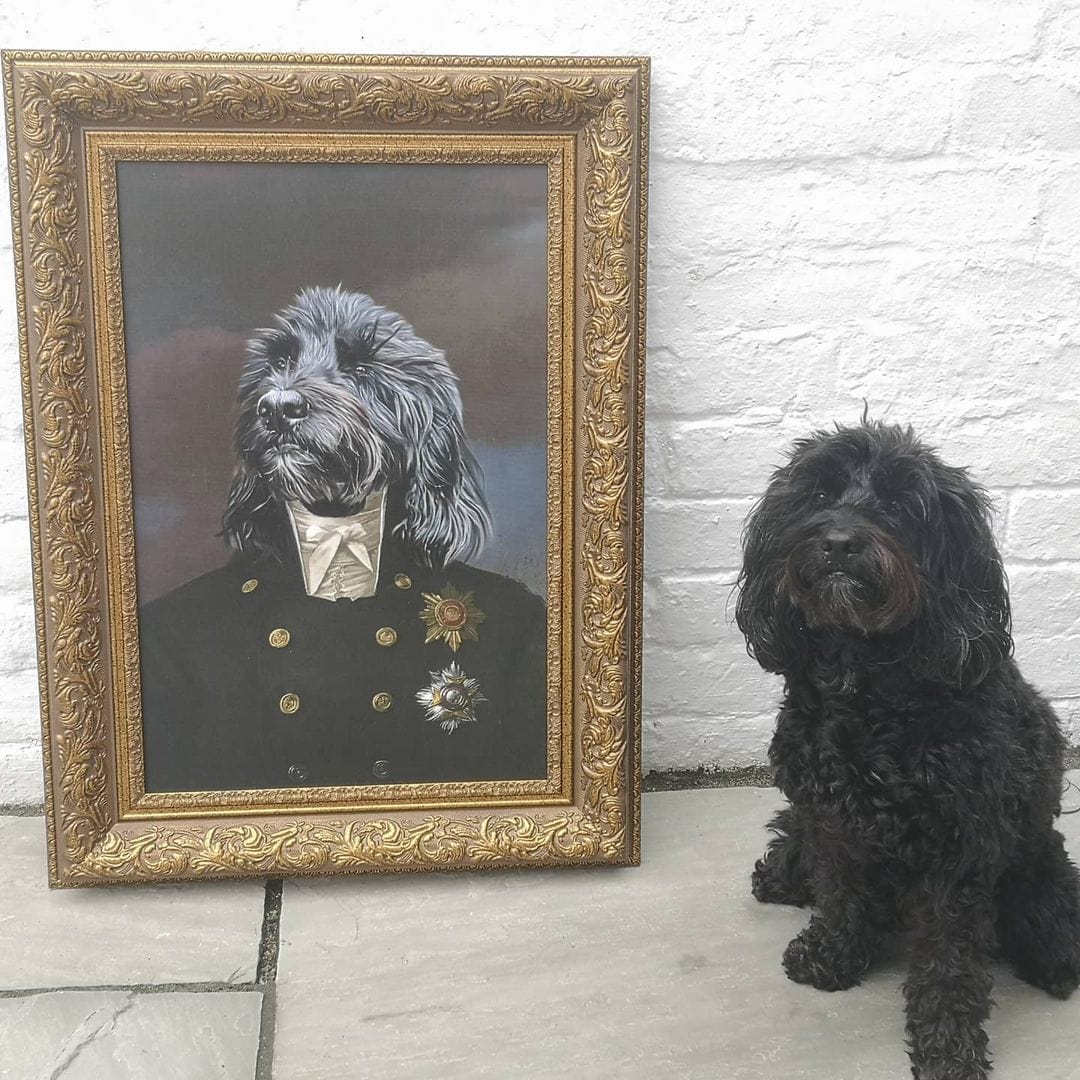 Crown and Paw - Poster The Captain - Custom Pet Poster