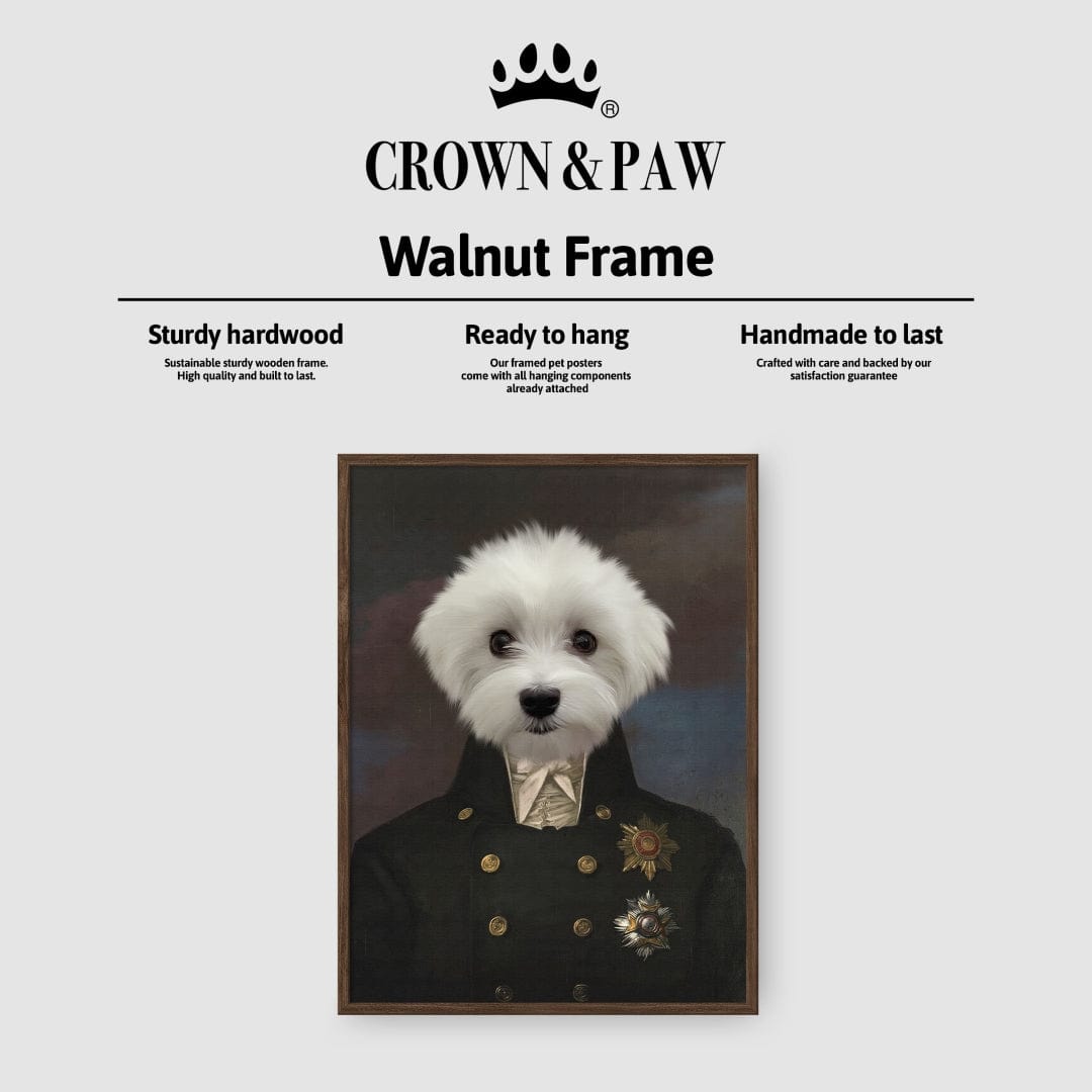 Crown and Paw - Poster The Captain - Custom Pet Poster
