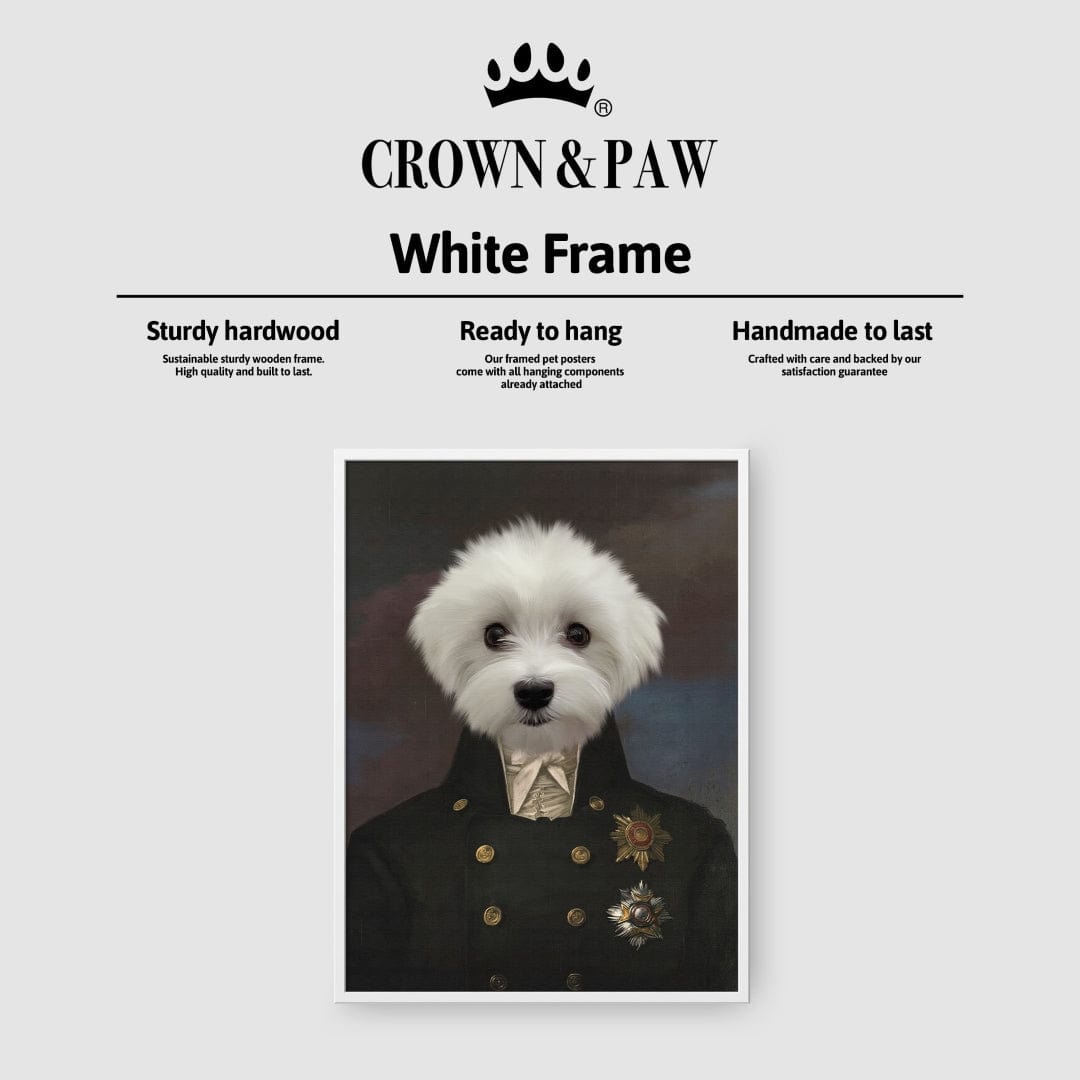 Crown and Paw - Poster The Captain - Custom Pet Poster