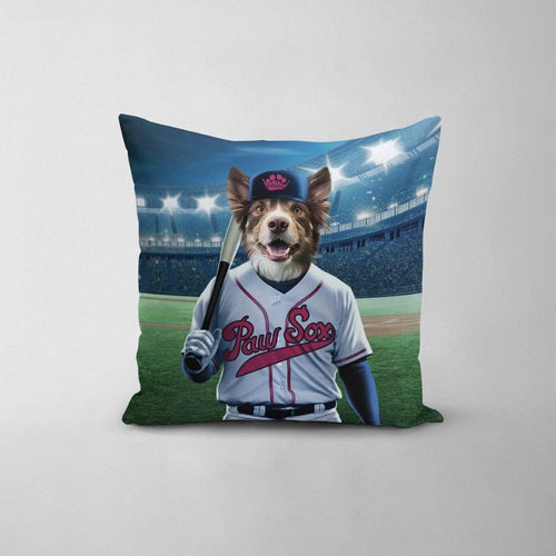 Crown and Paw - Throw Pillow Boston Paw Sox - Custom Throw Pillow