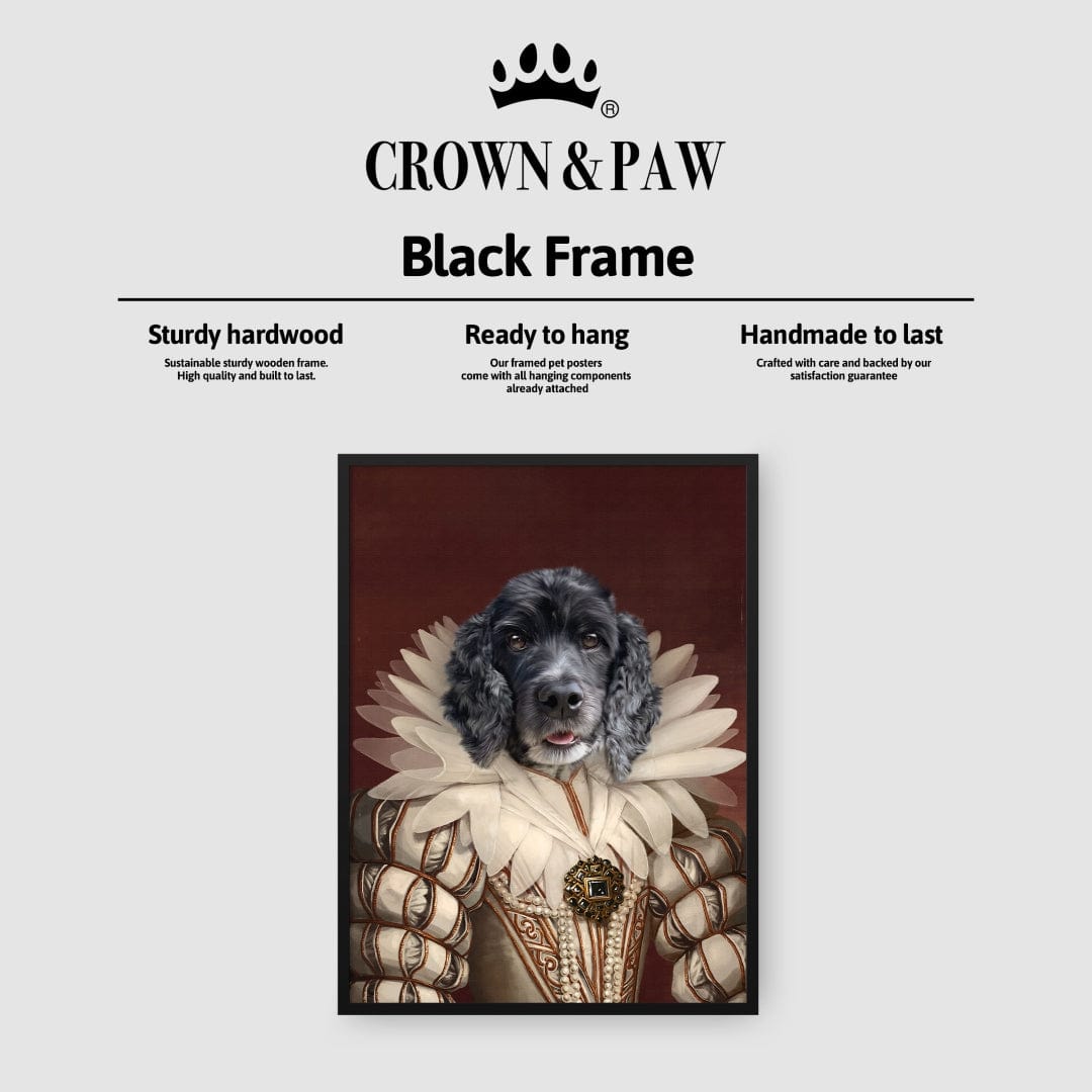 Crown and Paw - Poster The Queen - Custom Pet Poster