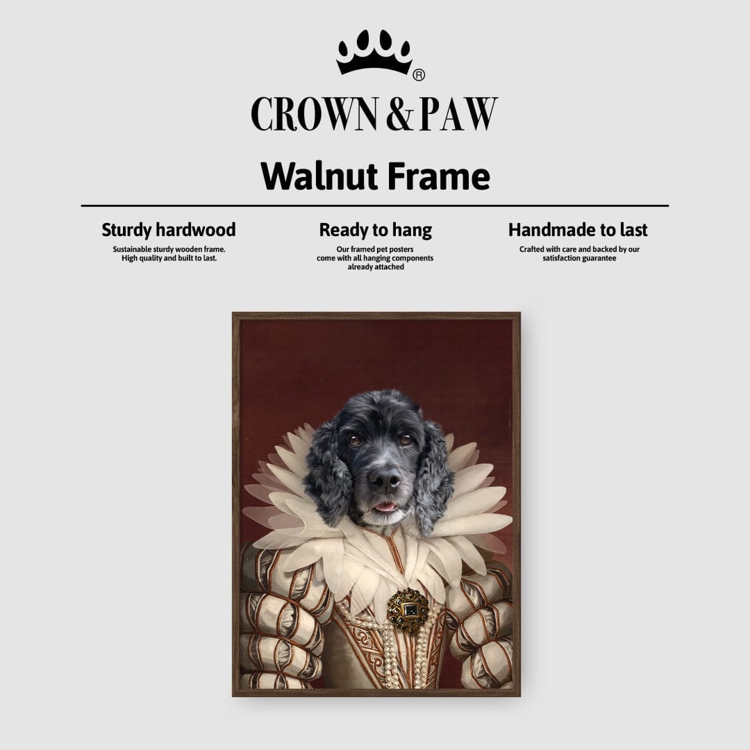 Crown and Paw - Poster The Queen - Custom Pet Poster