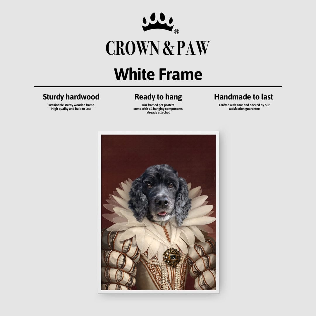 Crown and Paw - Poster The Queen - Custom Pet Poster