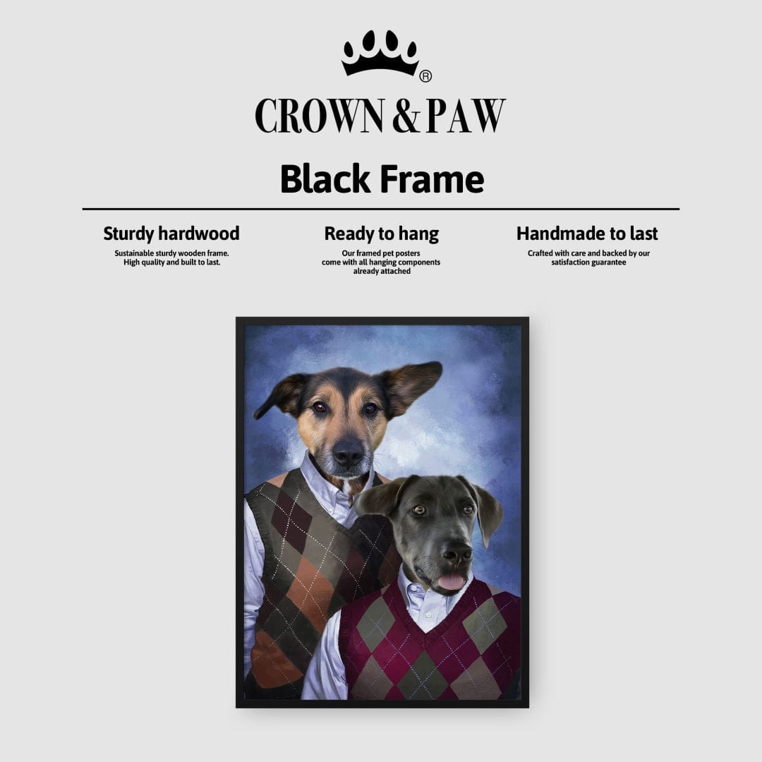 Crown and Paw - Poster The Step Brothers - Custom Pet Poster