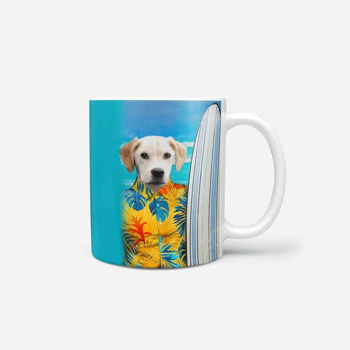 Crown and Paw - Mug The Surfer - Custom Mug 11oz / Yellow