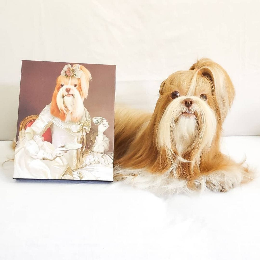 Crown and Paw - Canvas The Sweetheart - Custom Pet Canvas