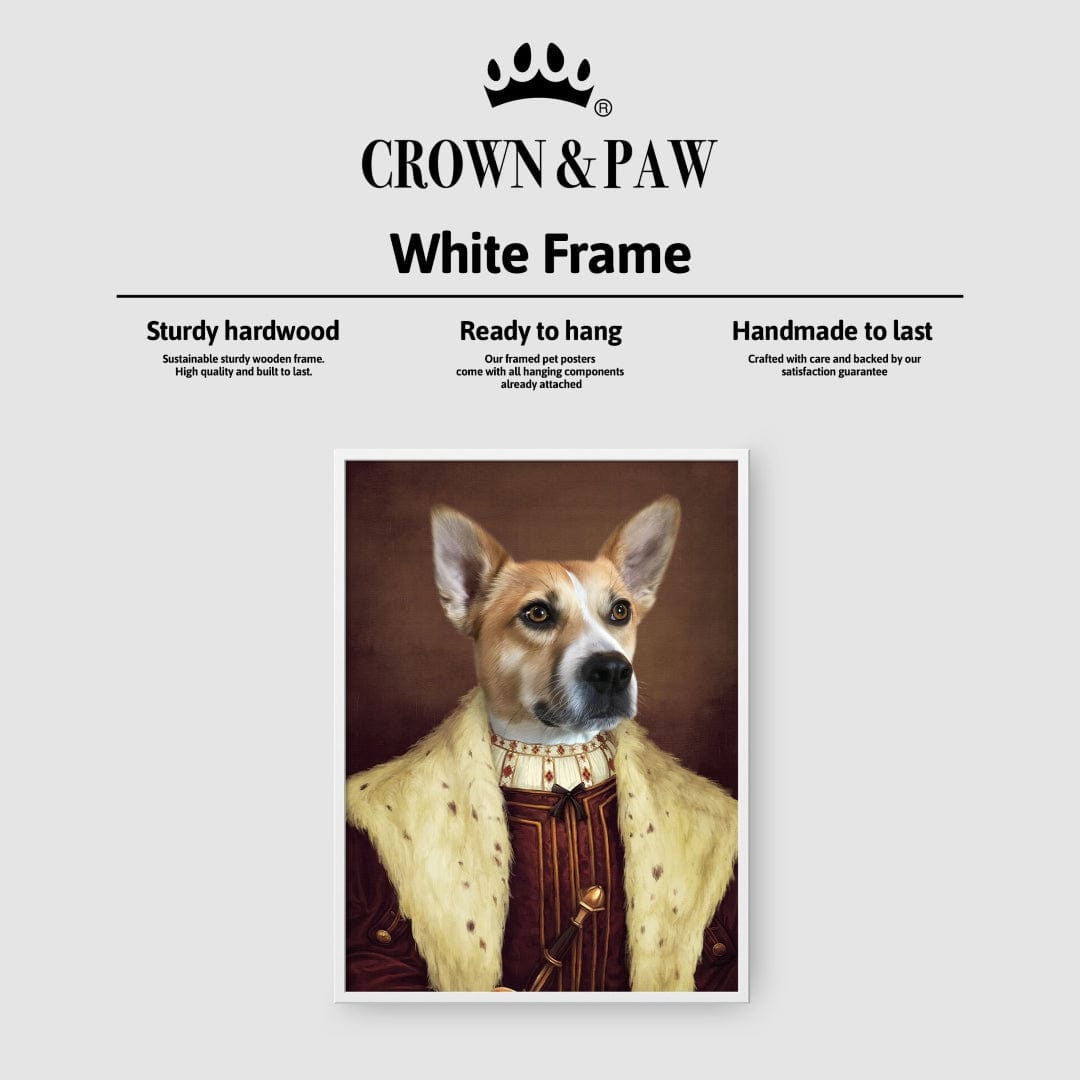 Crown and Paw - Poster The Young King - Custom Pet Poster