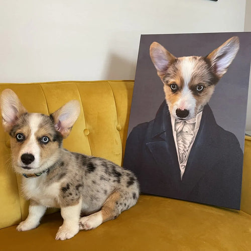 The Aristocrat - Custom Pet Canvas