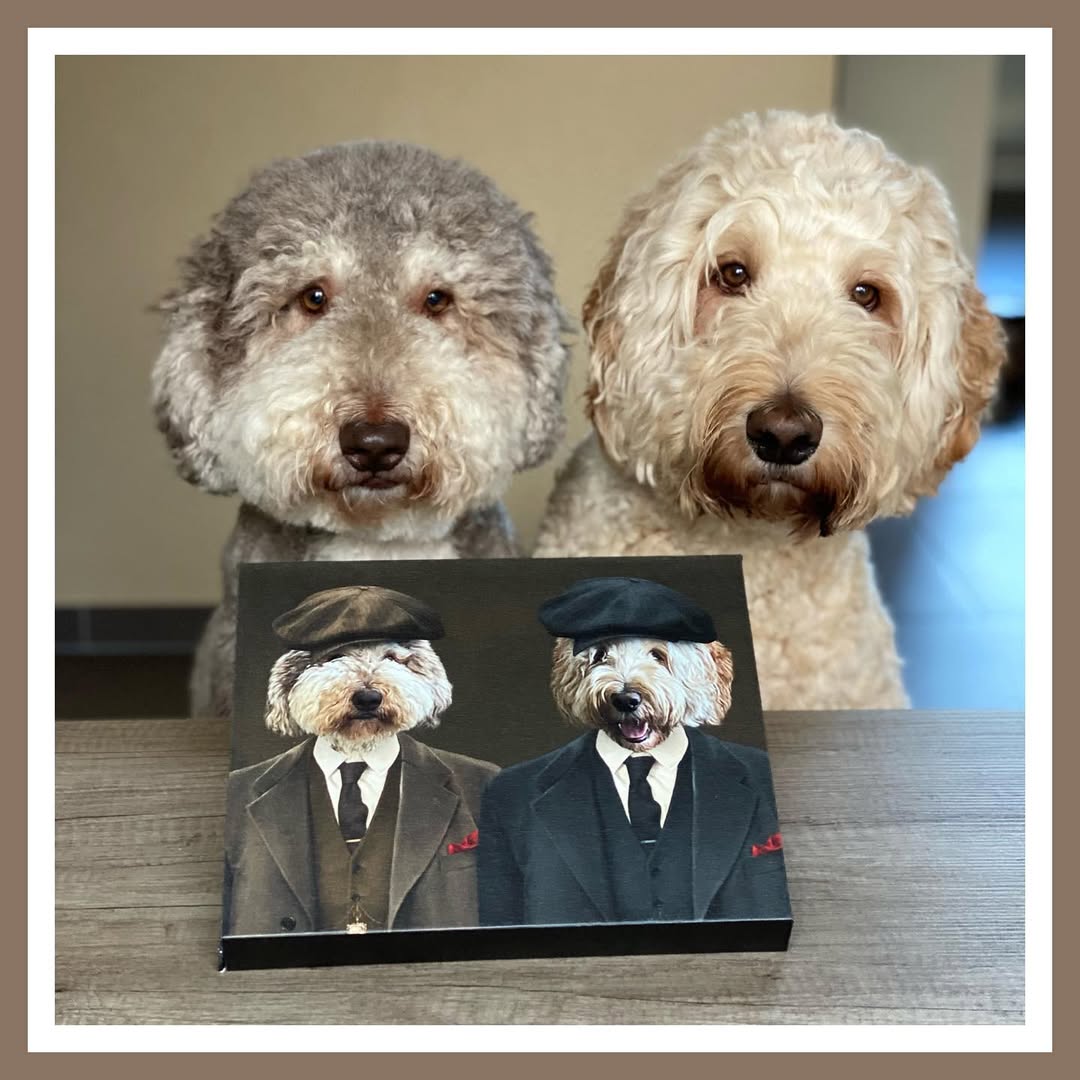 The Gangster Brothers - Custom Pet Canvas