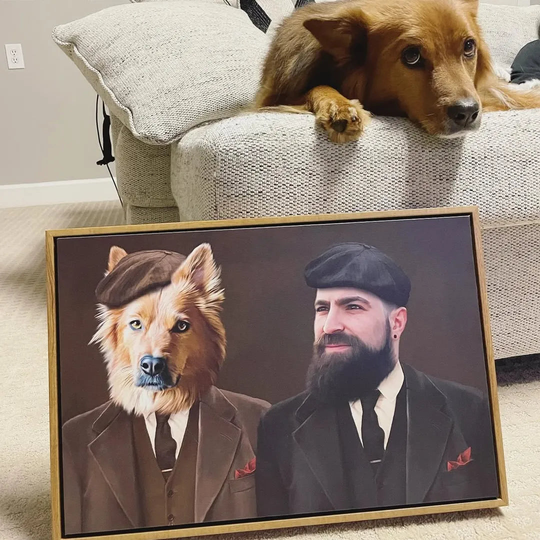 The Gangster Brothers - Custom Pet Canvas