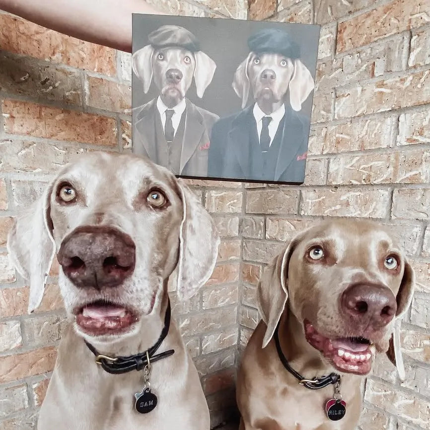 The Gangster Brothers - Custom Pet Canvas