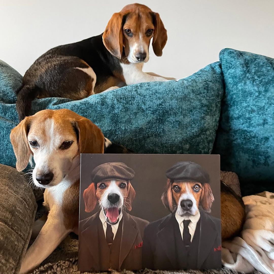 The Gangster Brothers - Custom Pet Canvas