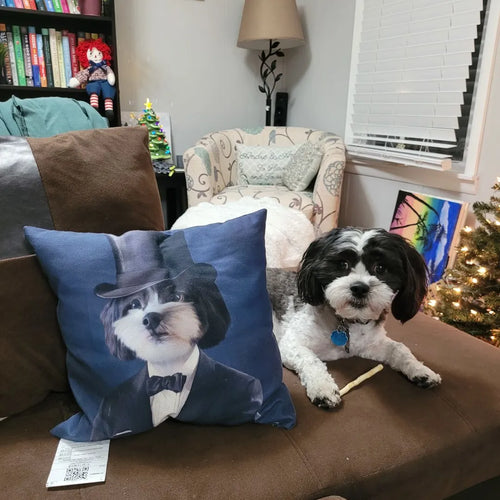 The Gentleman - Custom Throw Pillow