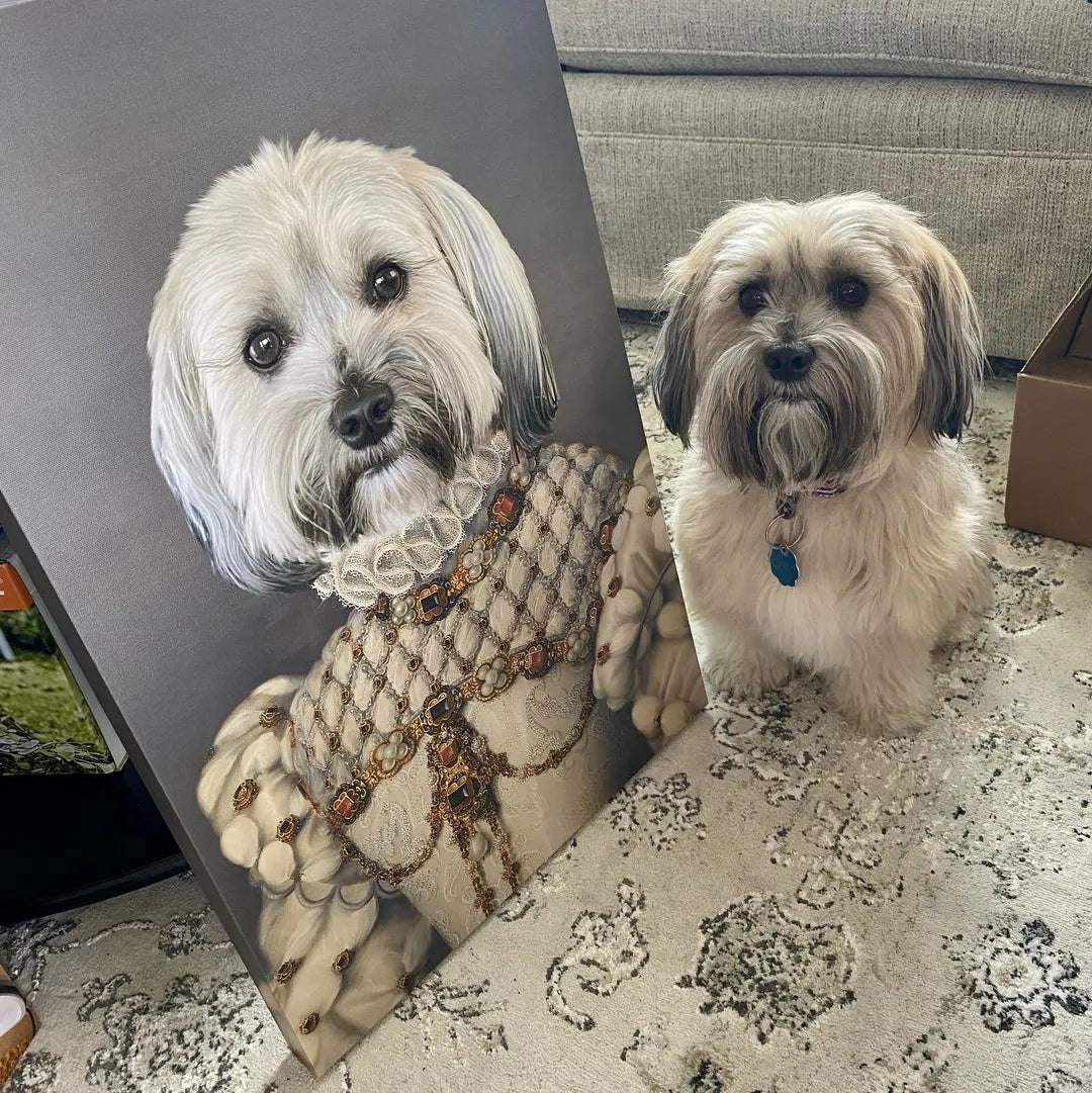 The Princess - Custom Pet Canvas