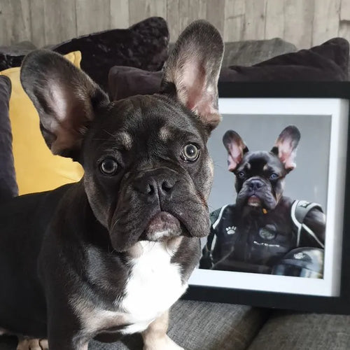 The Race Car Driver - Custom Pet Poster