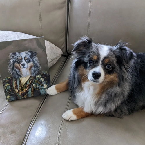 The Sapphire Queen - Custom Pet Canvas