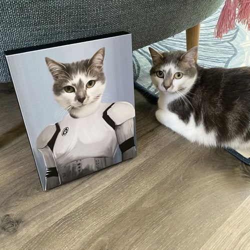The Trooper - Custom Pet Canvas