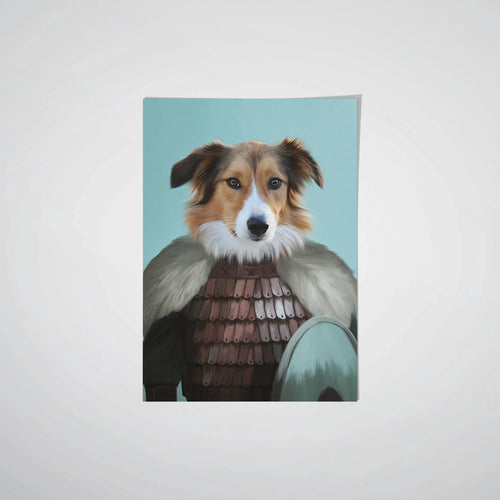 Crown and Paw - Poster The Viking - Custom Pet Poster