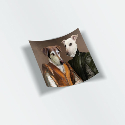 Crown and Paw - Sticker The Classy Couple - Custom Stickers